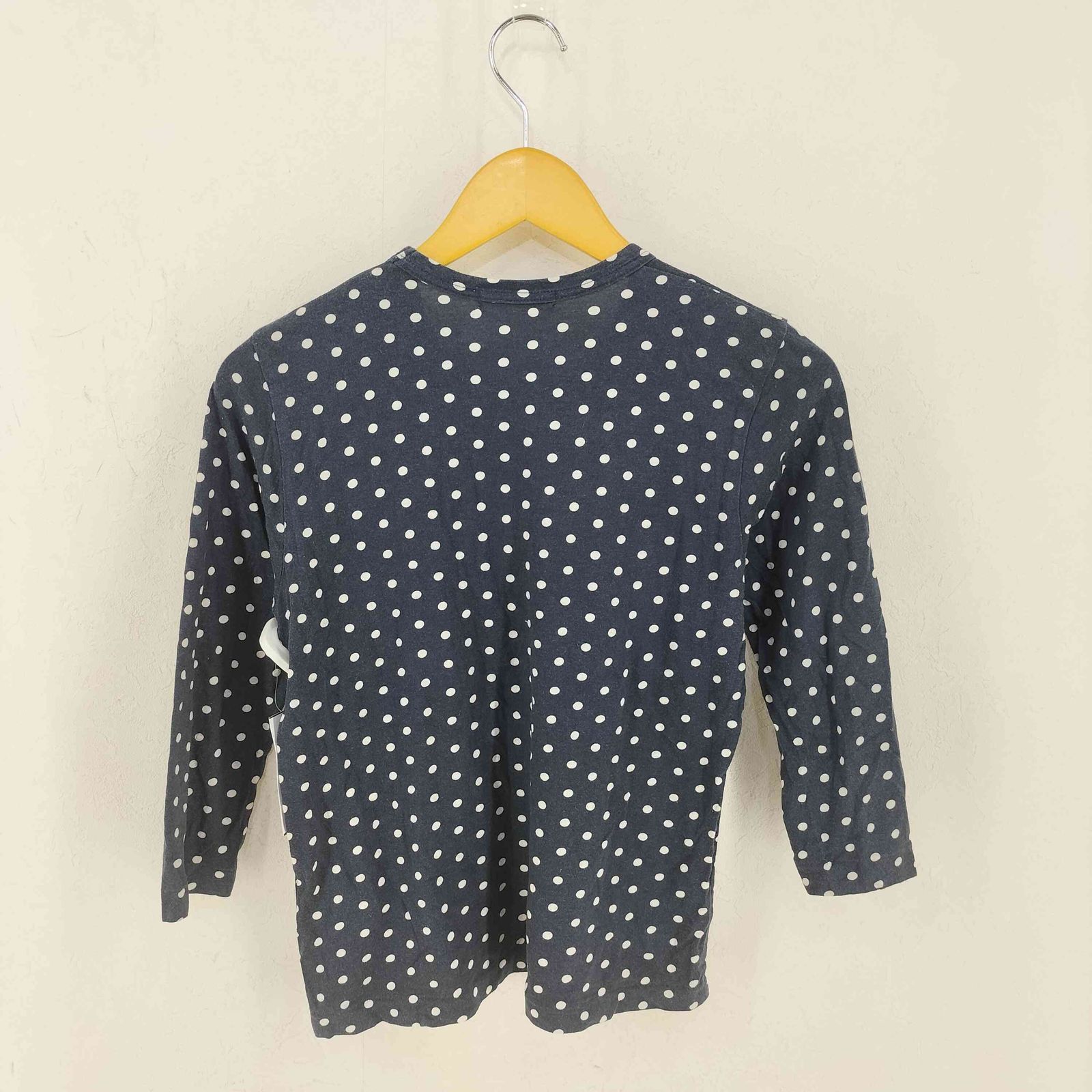 コムデギャルソン COMME des GARCONS 七分袖 ドット柄コットン