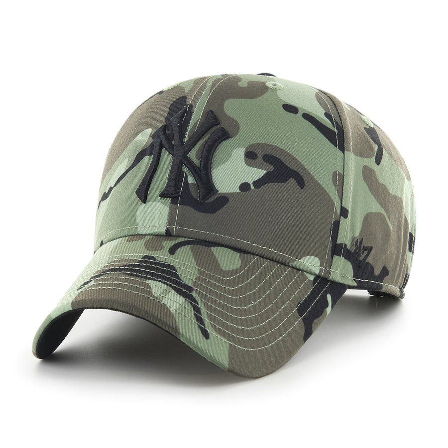 47 キャップ 47brand 春夏 フォーティーセブン マジックアジャスター 秋冬 ニューヨーク・ヤンキース Sector Snap '47 MVP カモ柄 迷彩 【TB】
