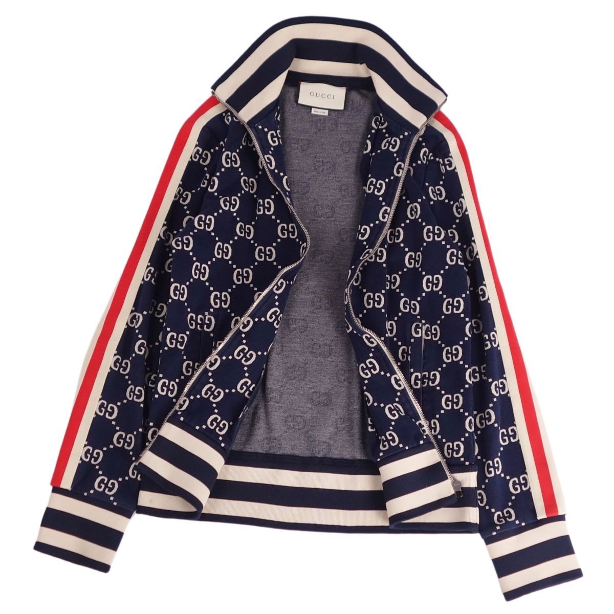 グッチ GUCCI ジャケット ブルゾン ジップアップ ジャージー GG柄