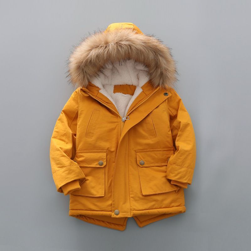 ボアジャケット キッズ アウター 中綿コート ミリタリー ジャケット キッズ バイク ジャケット 子供服 上着 ミドル丈 暖かい 女の子 男の子 ジュニア 軽量 厚手 ロング丈 秋冬 防寒 無地 可愛