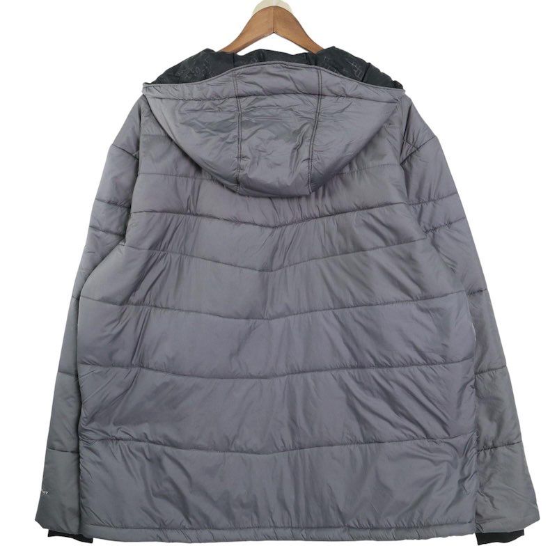 コロンビア OMNI-SHIELD 中綿ジャケット 大きいサイズ古着 メンズUS-2XLサイズ グレー系 jc-0274