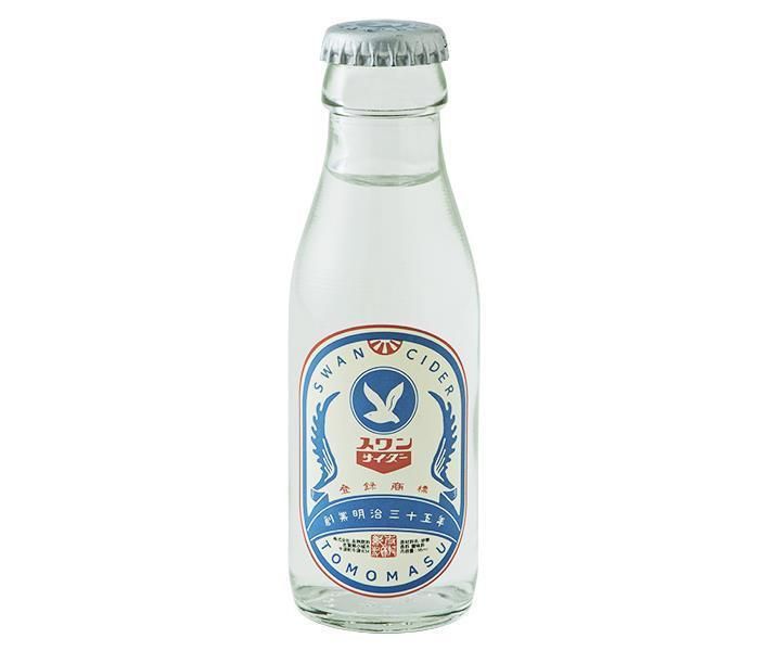 友桝飲料 スワンミニ 95ml瓶×48本入× 2ケース ｜ 炭酸 サイダー 瓶 ソーダ 炭酸飲料