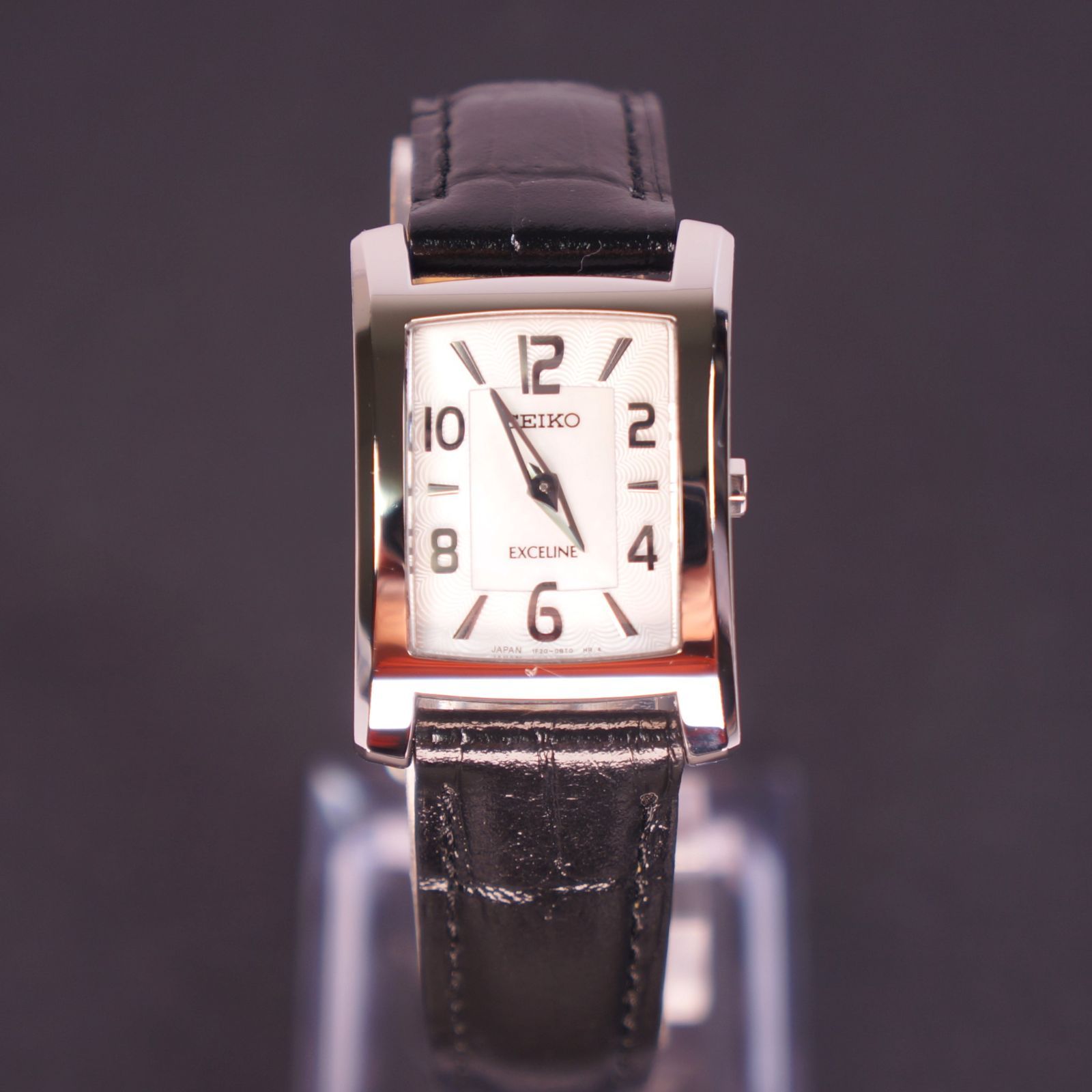 【稼働極美品】SEIKOエクセリーヌ アンティーク電池交換済　新品革ベルト SEIKO - 【稼働品】セイコー エクセリーヌ アンティーク 電池