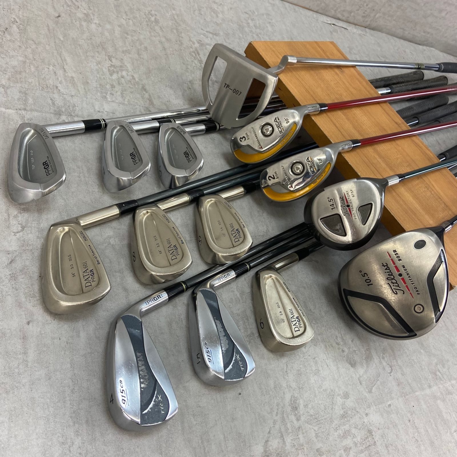 Titleist タイトリスト PRGR プロギア メンズゴルフ14本セット