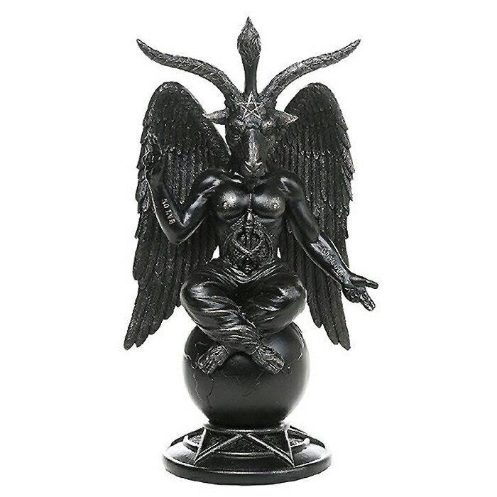 聖杯　西洋彫刻 ダークサタニズム バフォメット（悪魔崇拝 黙示録 サバトの牡山羊） サタニズム