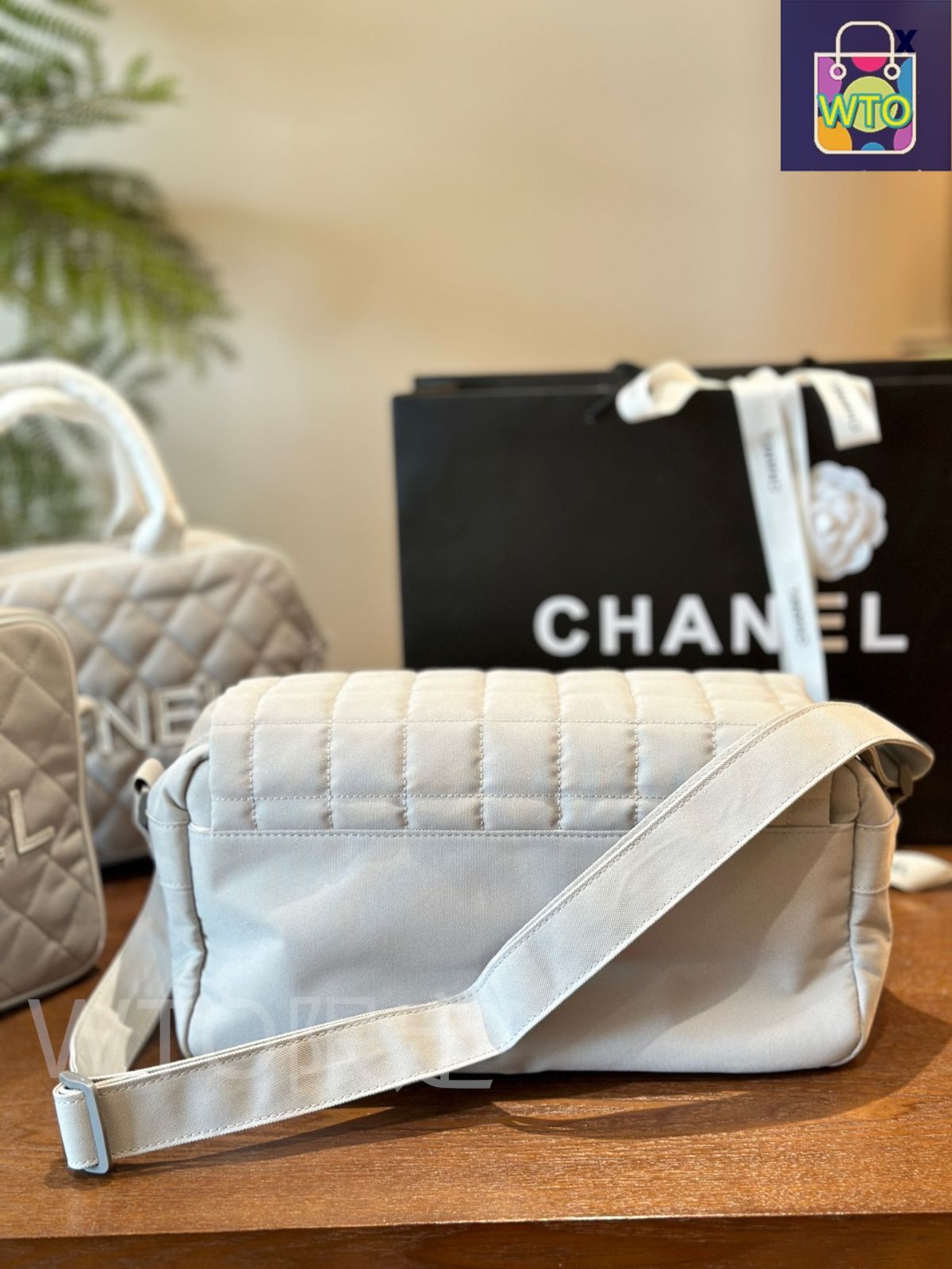 正規品　CHANEL ヴィンテージ　旧トラベルライン　通勤　ジム　旅行バッグ CHANEL - CHANEL シャネル 旧トラベルライン ボストンバッグ