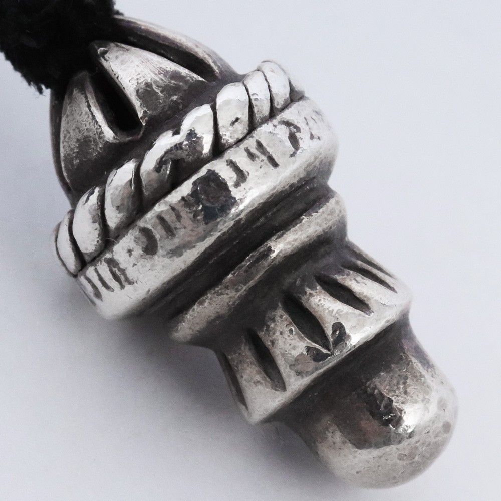 CHROME HEARTS CHクロスペンダント スモール レザーブレード W