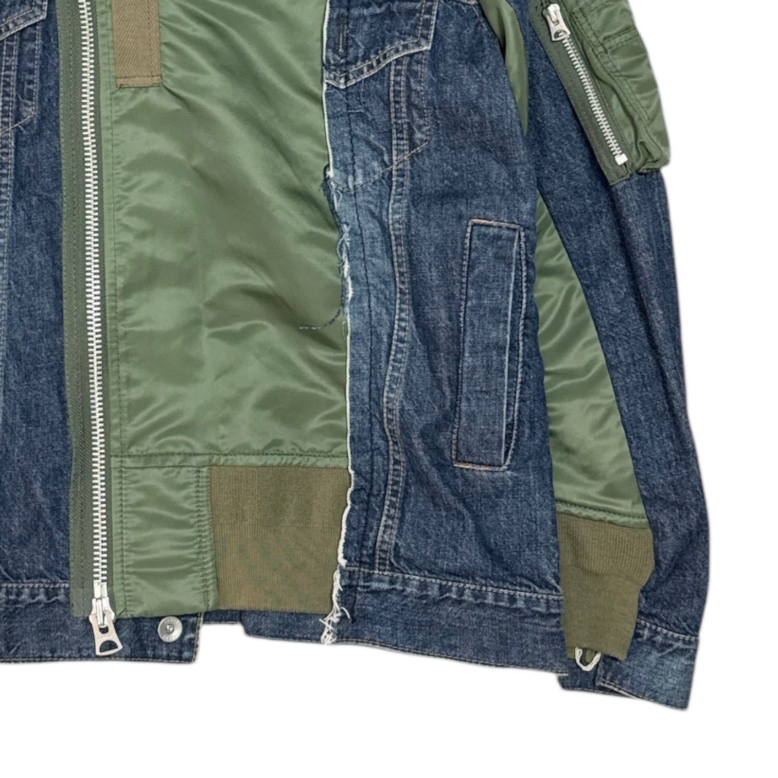 sacai 19SS Denim Docking Bomber Jacket - メルカリ