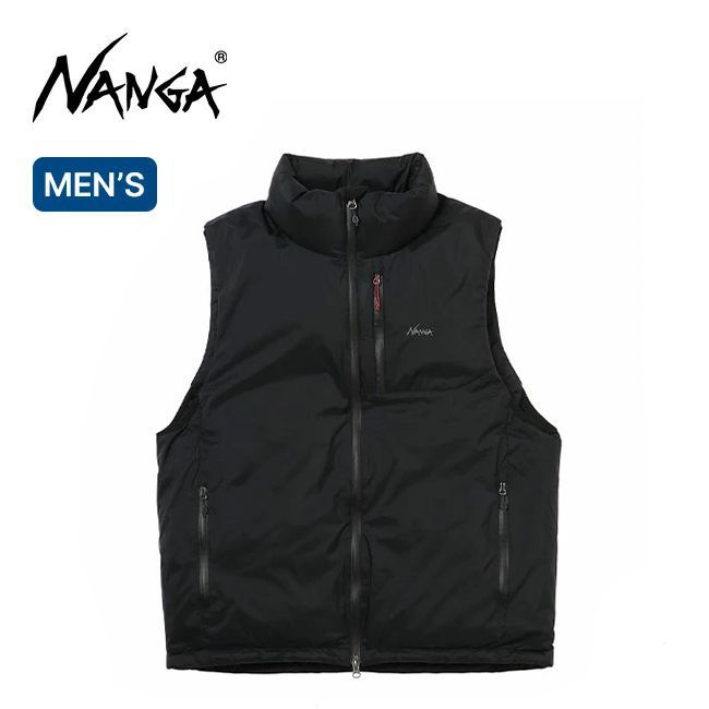 NANGA ナンガ オーロラテックススタンドカラーダウンベスト ND2441-1N010 ブラック