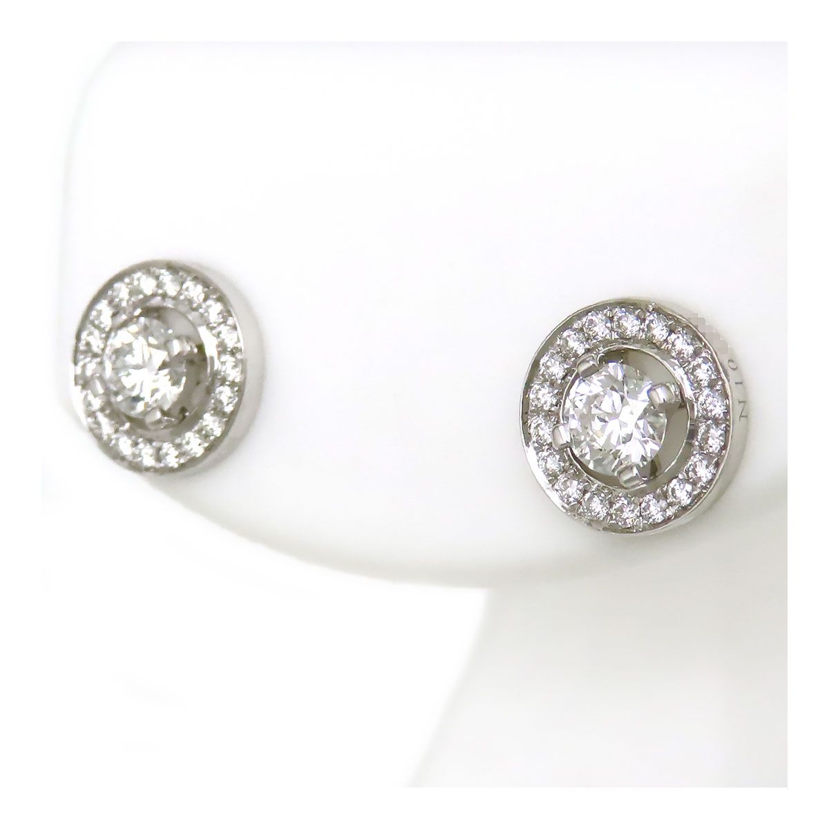 ブシュロン アバ ロンド ピアス 750 18K K18WG レディース Boucheron ジュエリー