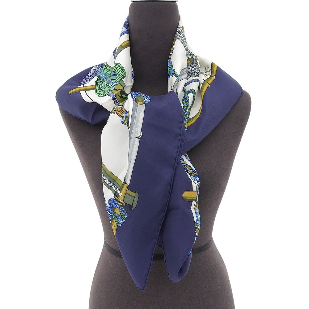 HERMES エルメス カレ90 Pasementerie パスマントリー 『紐飾り』 大判