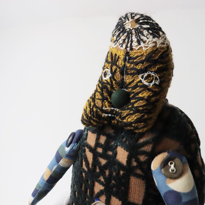 mina perhonen ミナペルホネンヌノイトアソビ ぬいぐるみ⑧ 入り込ん