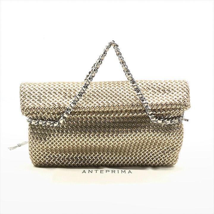 極美品‼️ Anteprima ハンドバッグ ワイヤーバッグ シャンパンゴールド