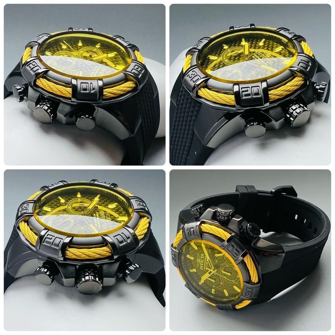 腕時計 INVICTA インビクタ イエロー 新品 ケース付属 ボルト メンズ