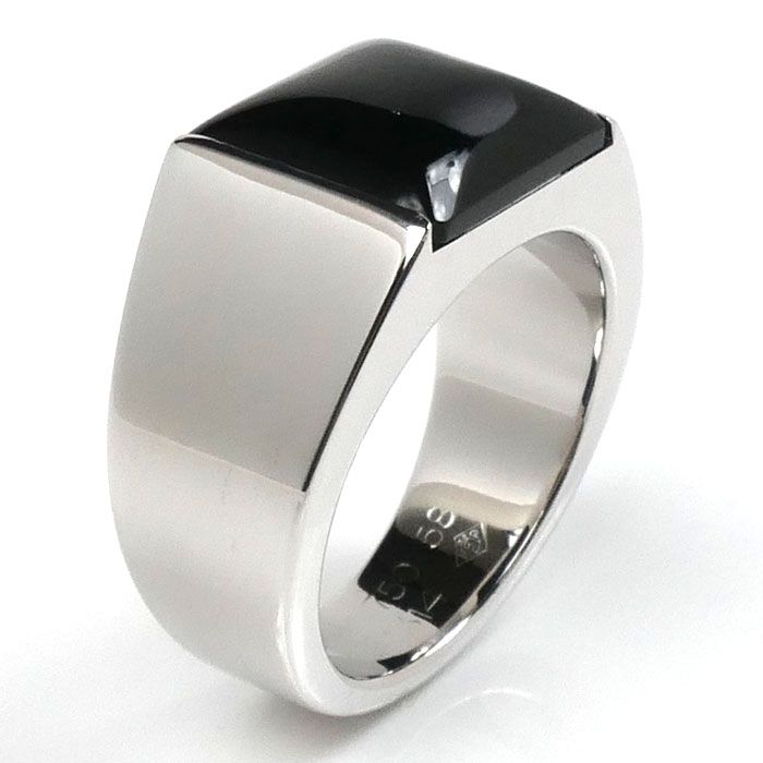 CARTIER カルティエ K18WG ホワイトゴールド タンクマックス リング 