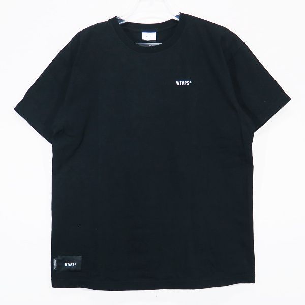 WTAPS ダブルタップス 22SS STANDART/SS/COTTON 221ATDT-STM10S スタンダート ショートスリーブ コットン  Tシャツ ブラック カットソー 半袖