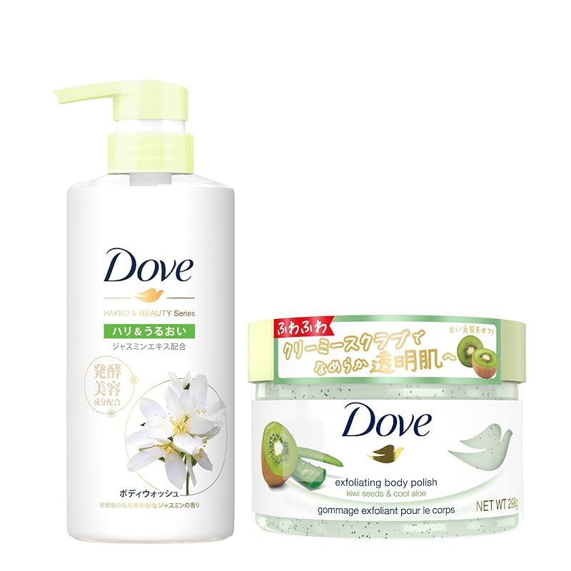 セット買い】角質ケアセット Dove(ダヴ) キウイ&アロエ クリーミー