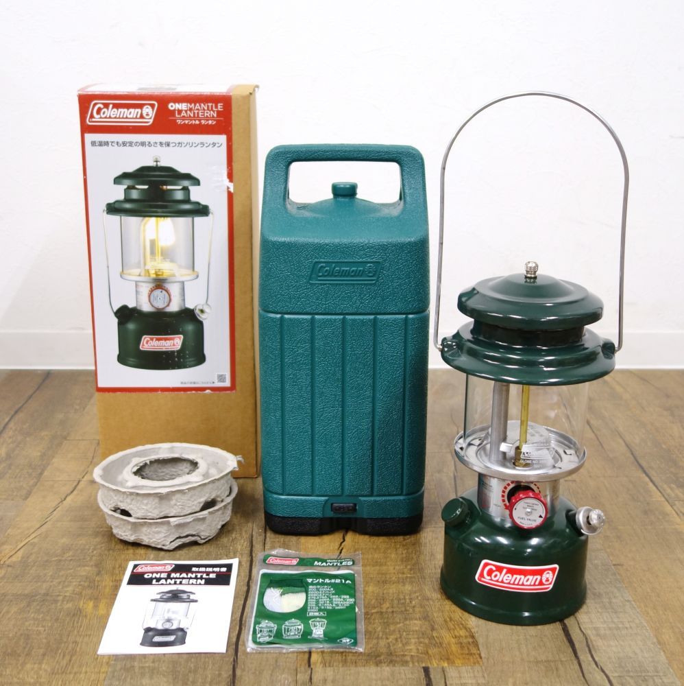 未使用 コールマン Coleman ワンマントルランタン グリーン 286A 2  