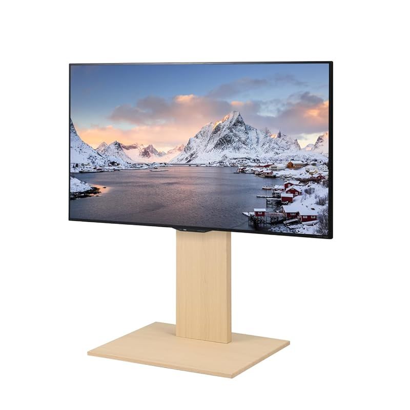 WALL テレビスタンド テレビ台 壁寄せテレビスタンド WALLウォール V2 2020モデル キャスター ロータイプ 32～60V対応 オールホワイトオーク EQUALS イコールズ