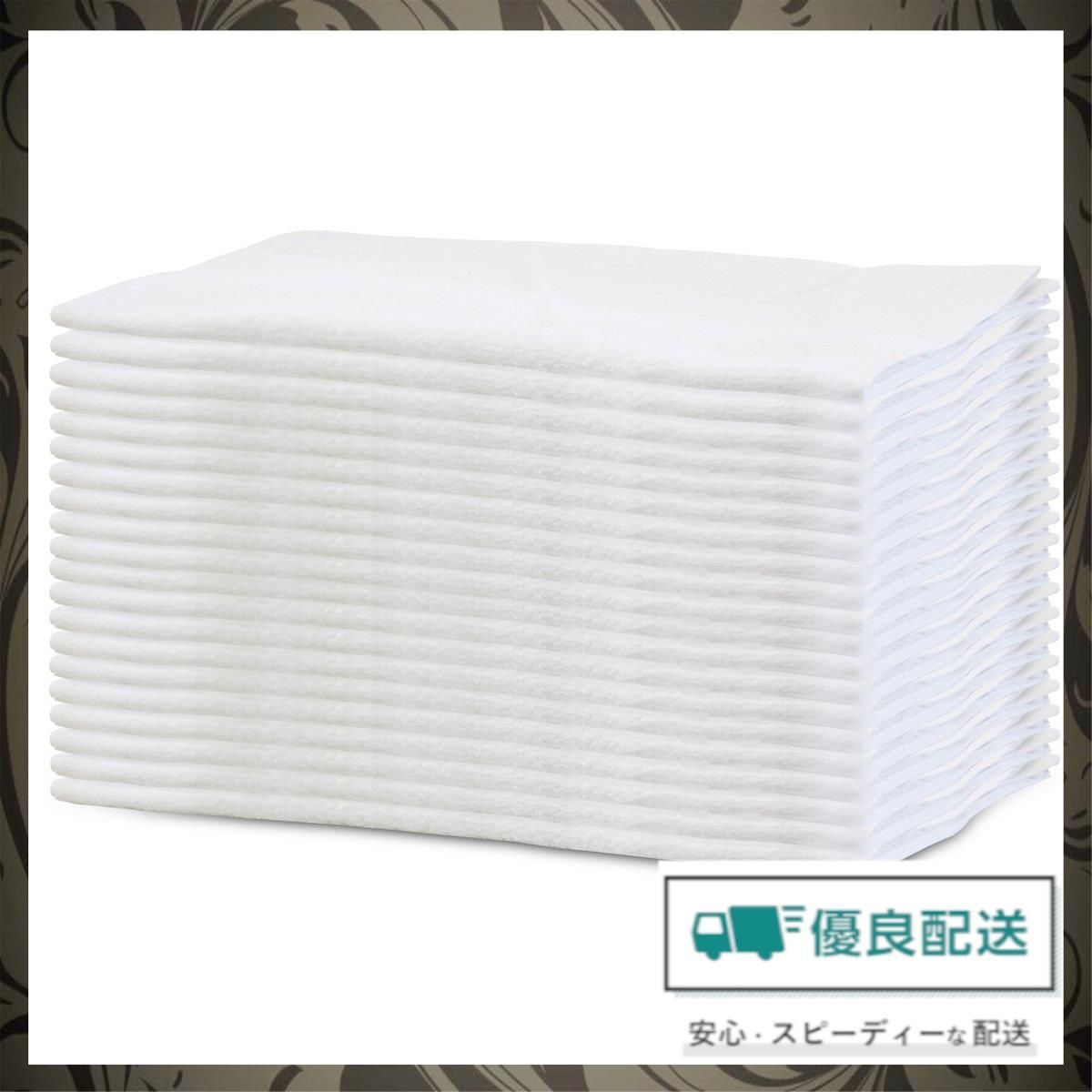 人気商品】軽くて 乾きやすい 綿 100% 白い フェイス タオル 20枚組 業務用 160匁（34×80cm） - メルカリ