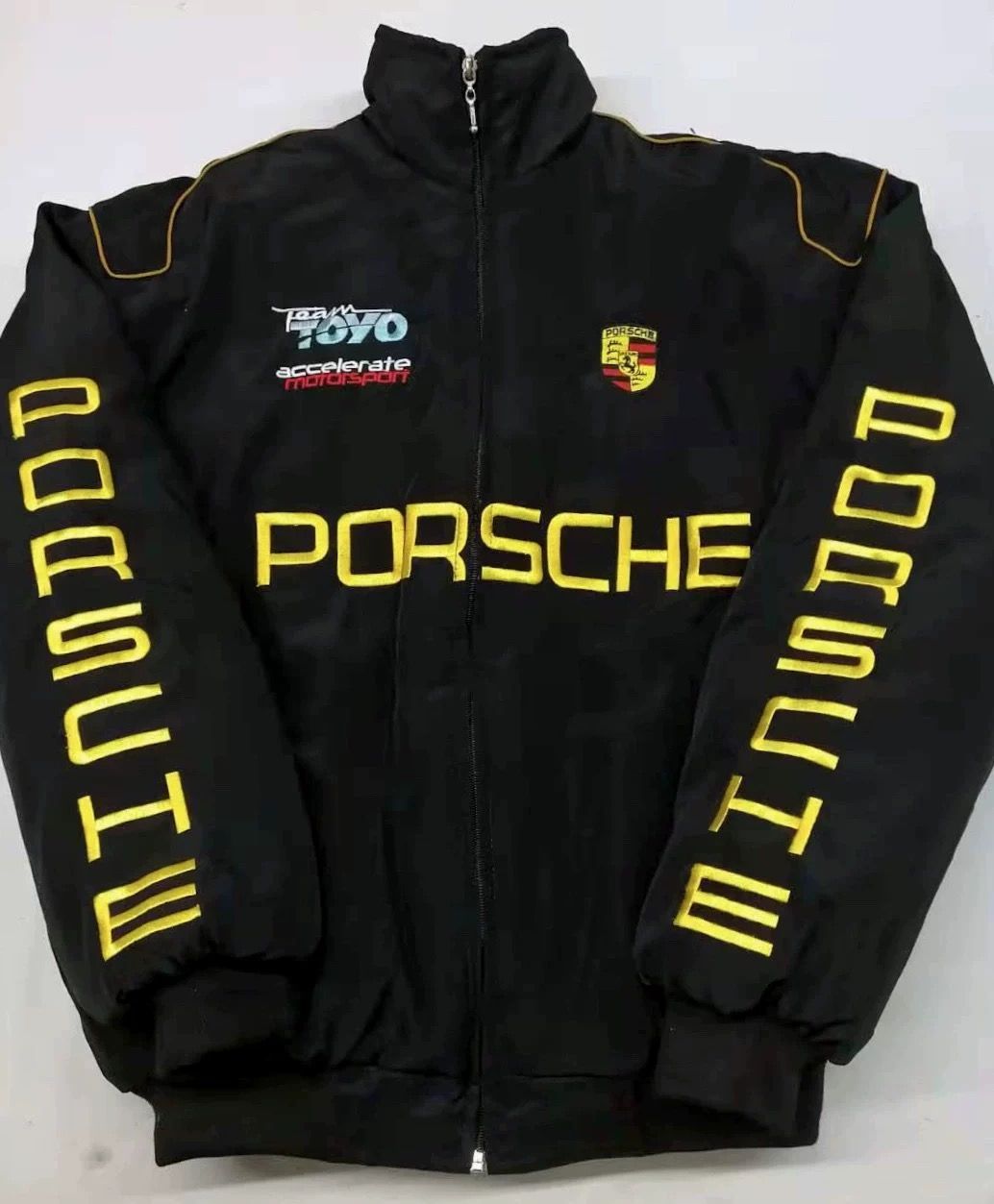 PORSCHE ポルシェ F1 レーシングジャケット ブルゾン 刺繍 中綿 男女兼用 - メルカリ