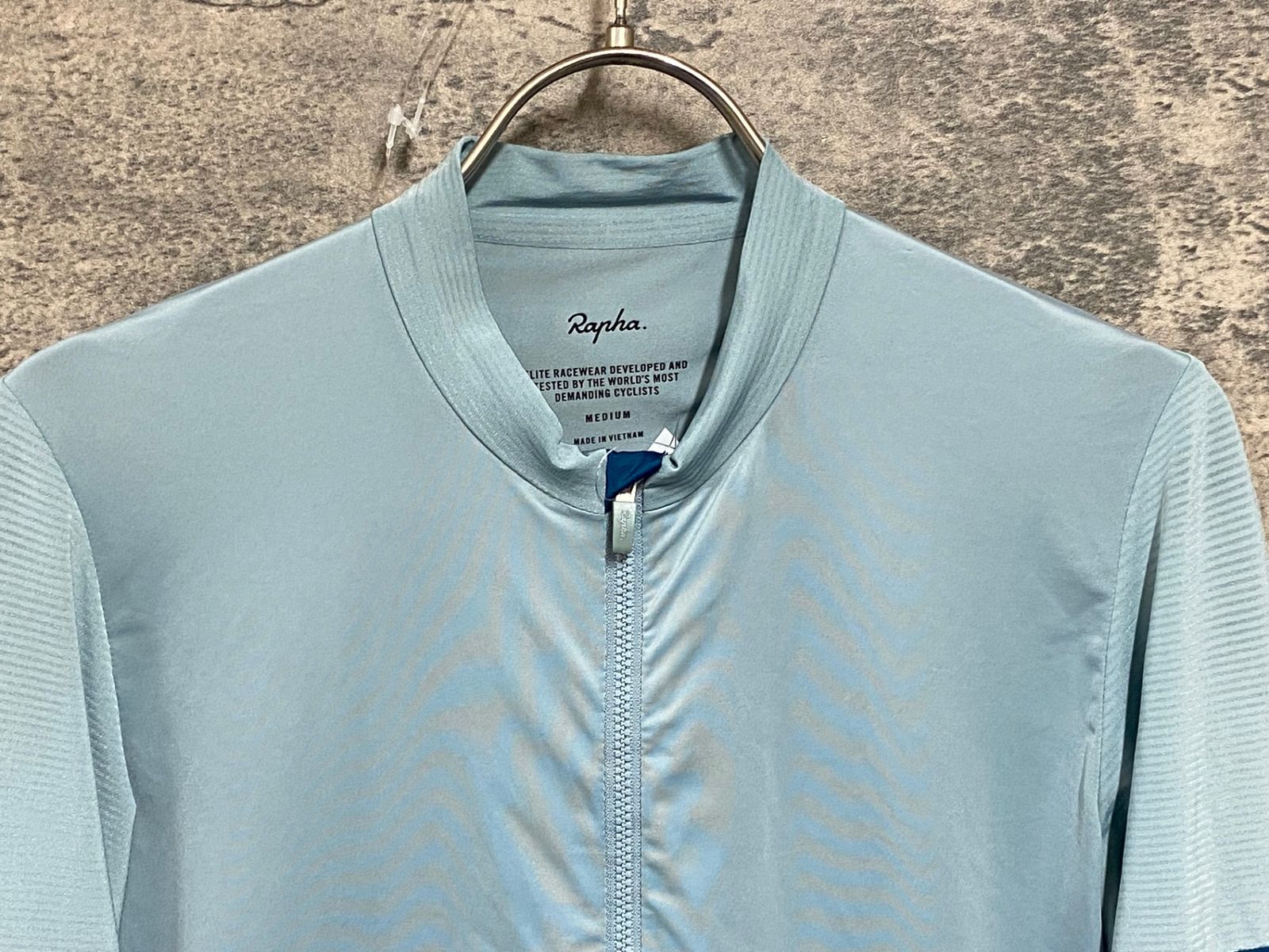 美品　Rapha 　ラファ　サイクルジャージ　水色　L JC595 ラファ Rapha PRO TEAM JERSEY 半袖 サイクルジャージ