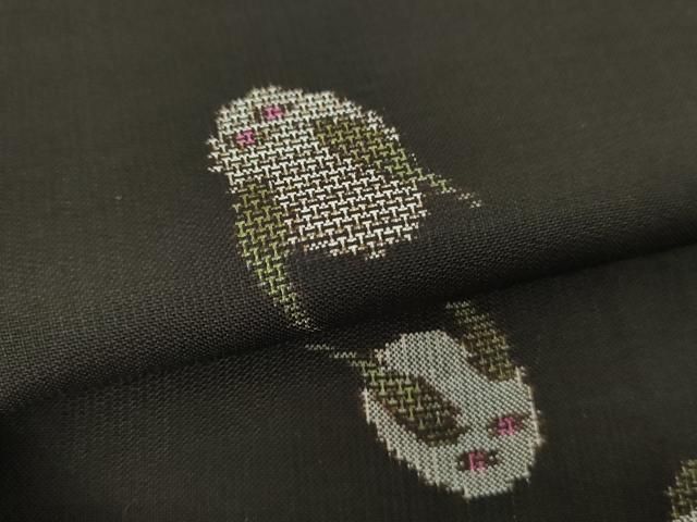 平和屋着物○本場大島紬 9マルキ 総絣 地空 古代染色純泥染 泥の舞  