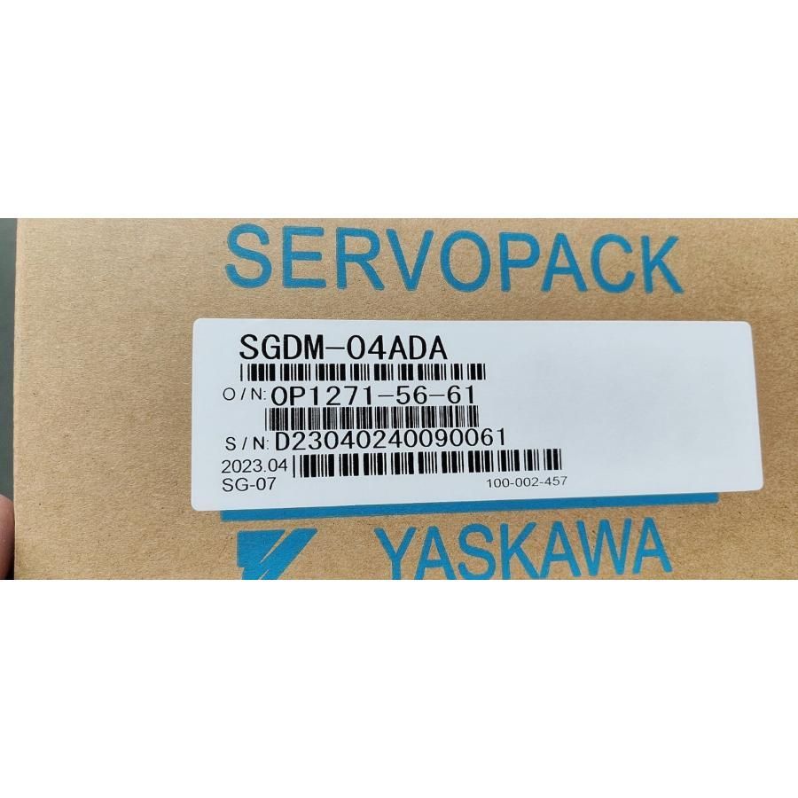 ☆新品 送料無料☆YASKAWA/安川電機 SGDM-04ADA サーボパック ☆６ヶ月