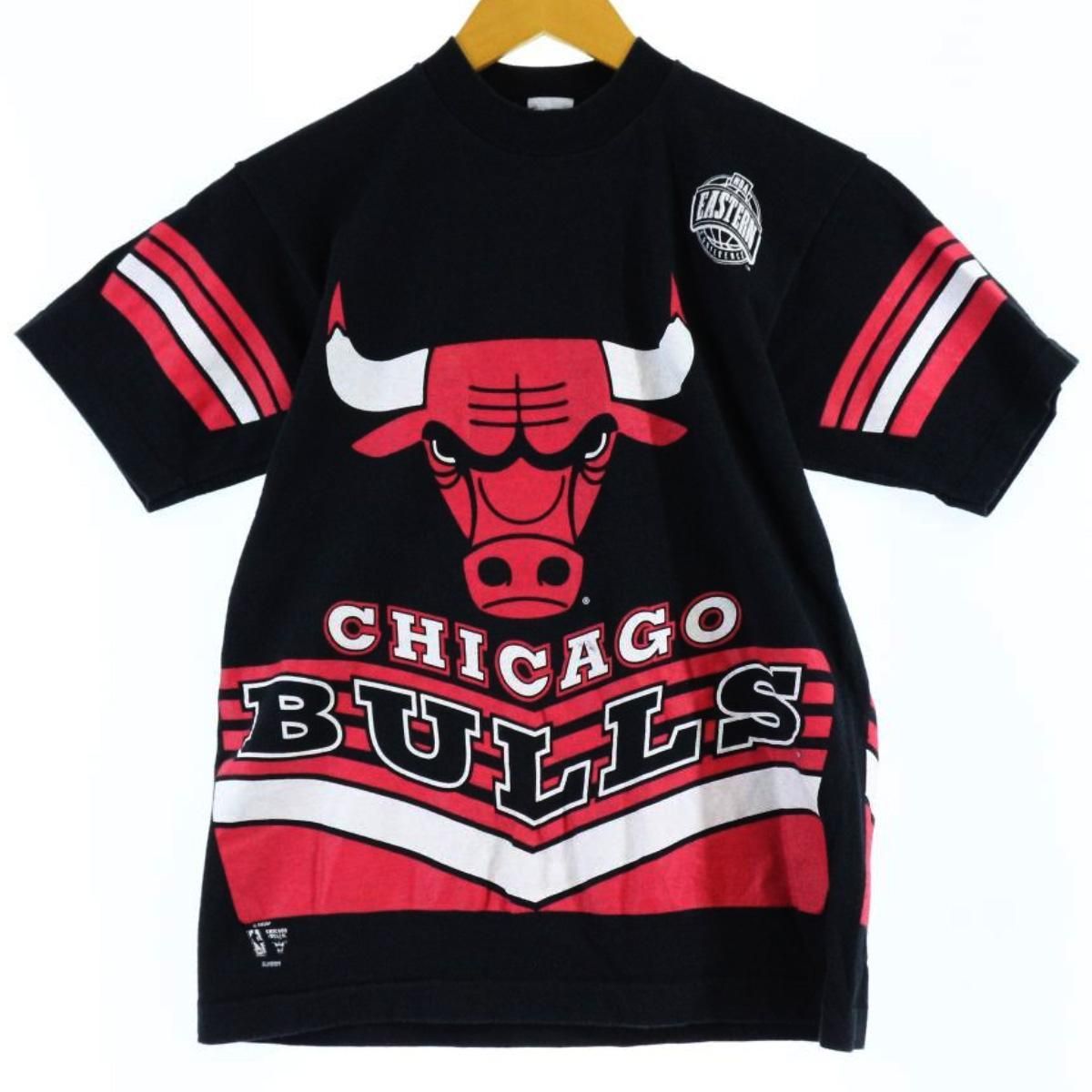 古着 90年代 SALEM NBA CHICAGO BULLS シカゴブルズ スポーツプリントTシャツ USA製 メンズS  ヴィンテージ/eaa243480