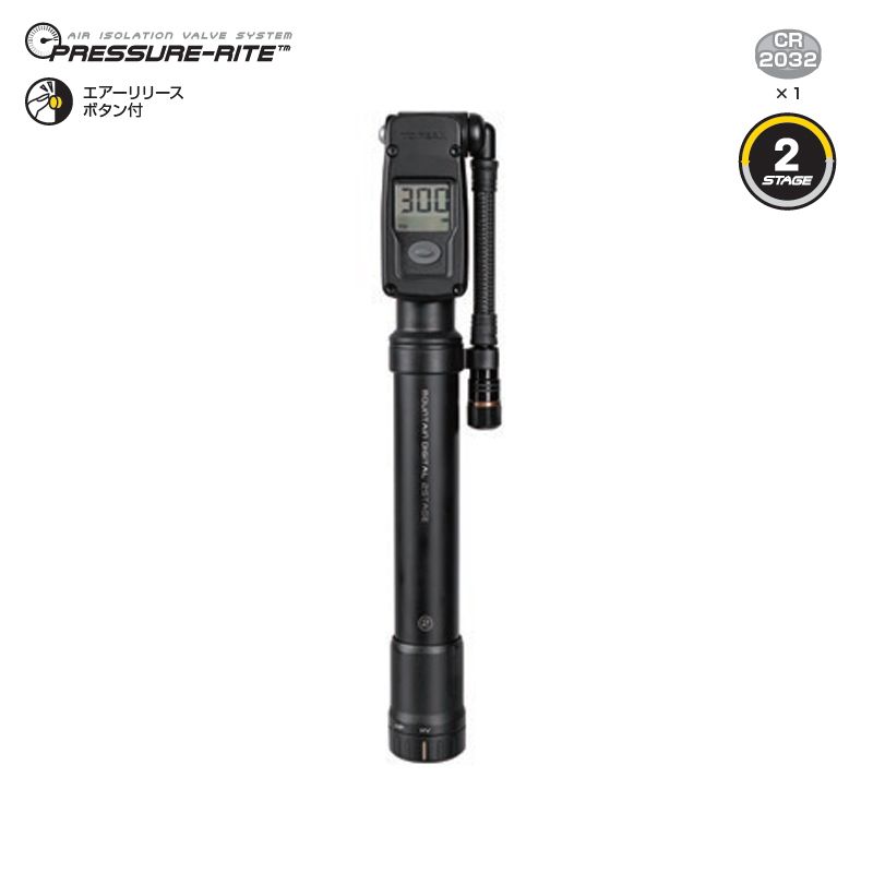 TOPEAK トピーク マウンテン デジタル 2 ステージ 空気入れ|ポンプ|サイクル|自転車