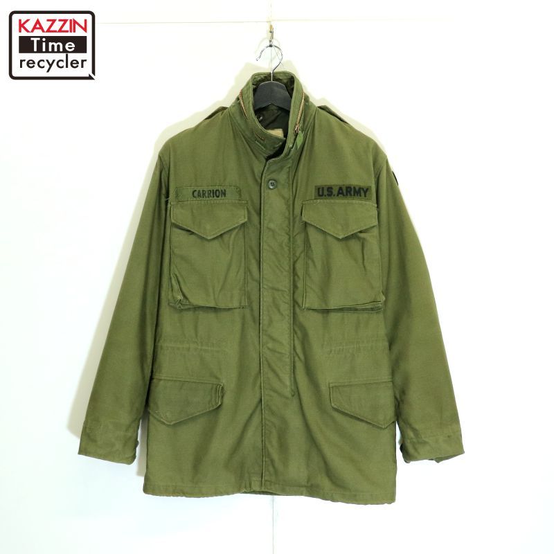 70s U.S.ARMY M-65 3rd グレーライナー ミリタリージャケット メンズ Mサイズ相当