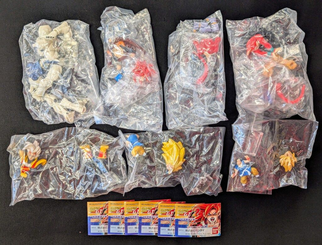 【最終値下げ】ドラゴンボールGT 邪悪龍誕生編全6種 5種未開封、1種開封コンプ バンダイ ドラゴンボールGT02邪悪龍誕生編 HG 全6種セット セット