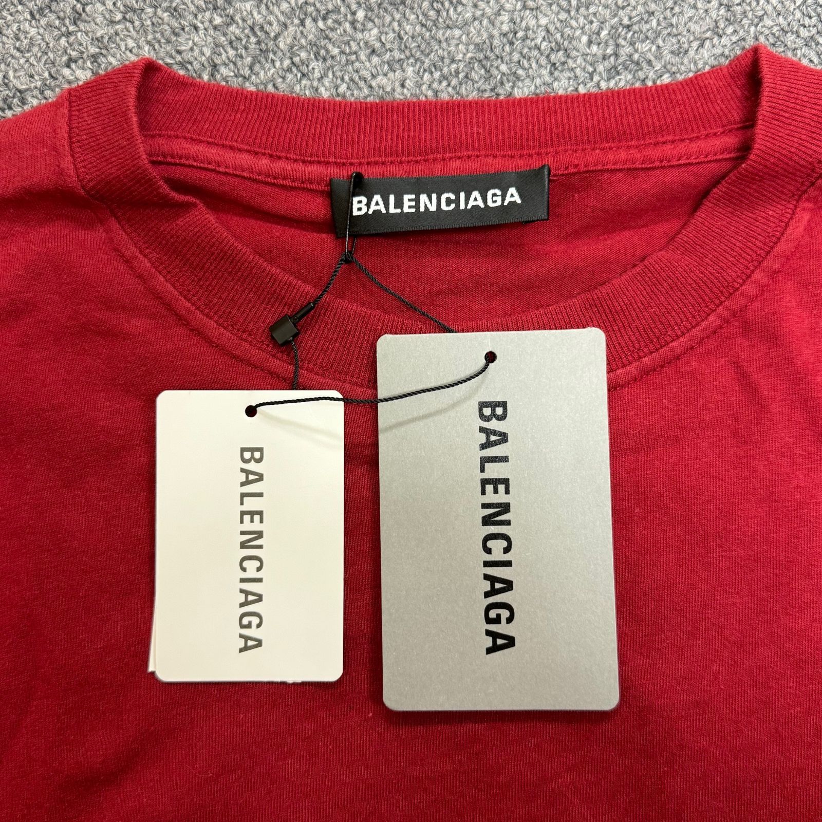 国内正規 新品 BALENCIAGA 19SS ロゴプリントTシャツ カットソー