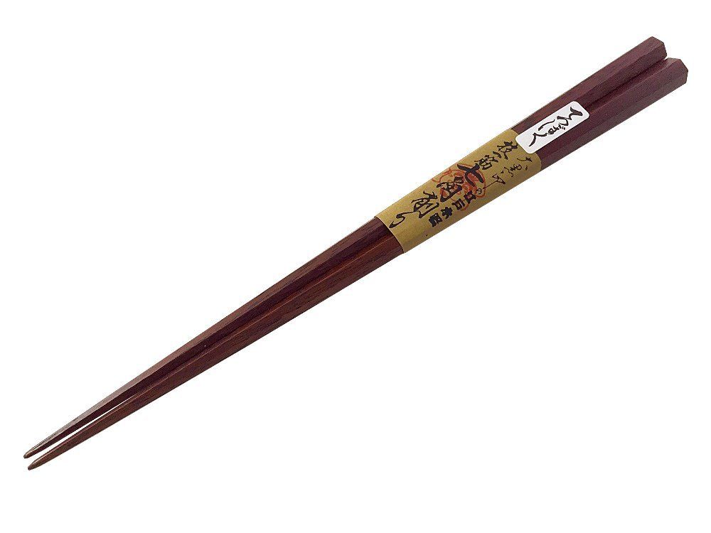 【大黒屋・江戸木箸】七角削り箸　（21.5cm)
