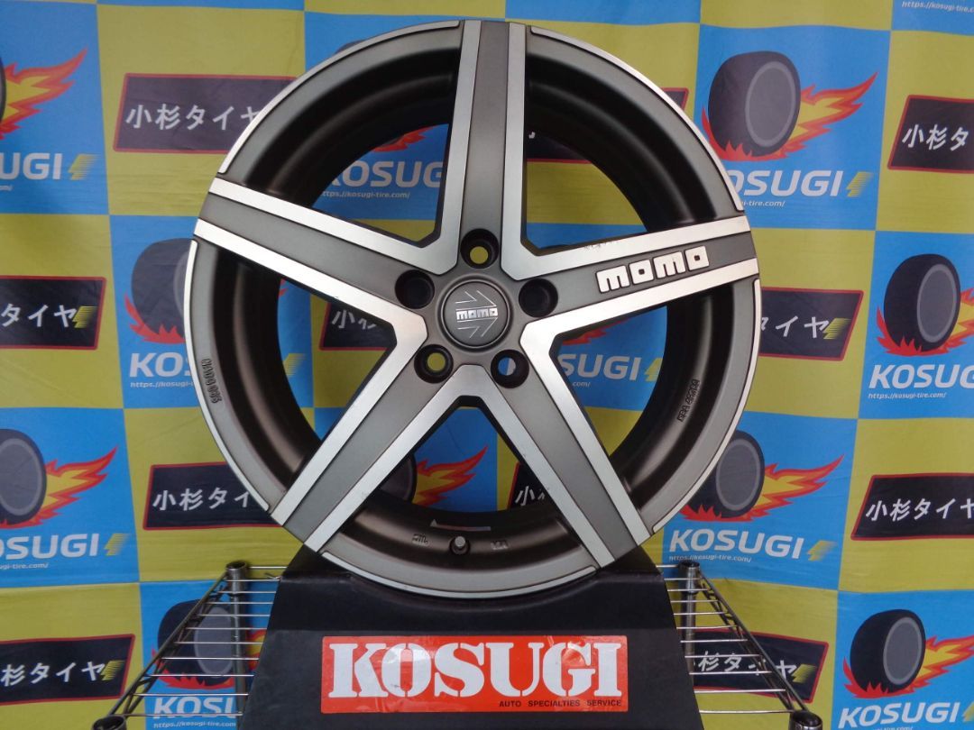 MOMO ハイパースター エボ 17インチ ホイール 4本セット 7.5J-17 5H108 45 C4ピカソ 神奈川県