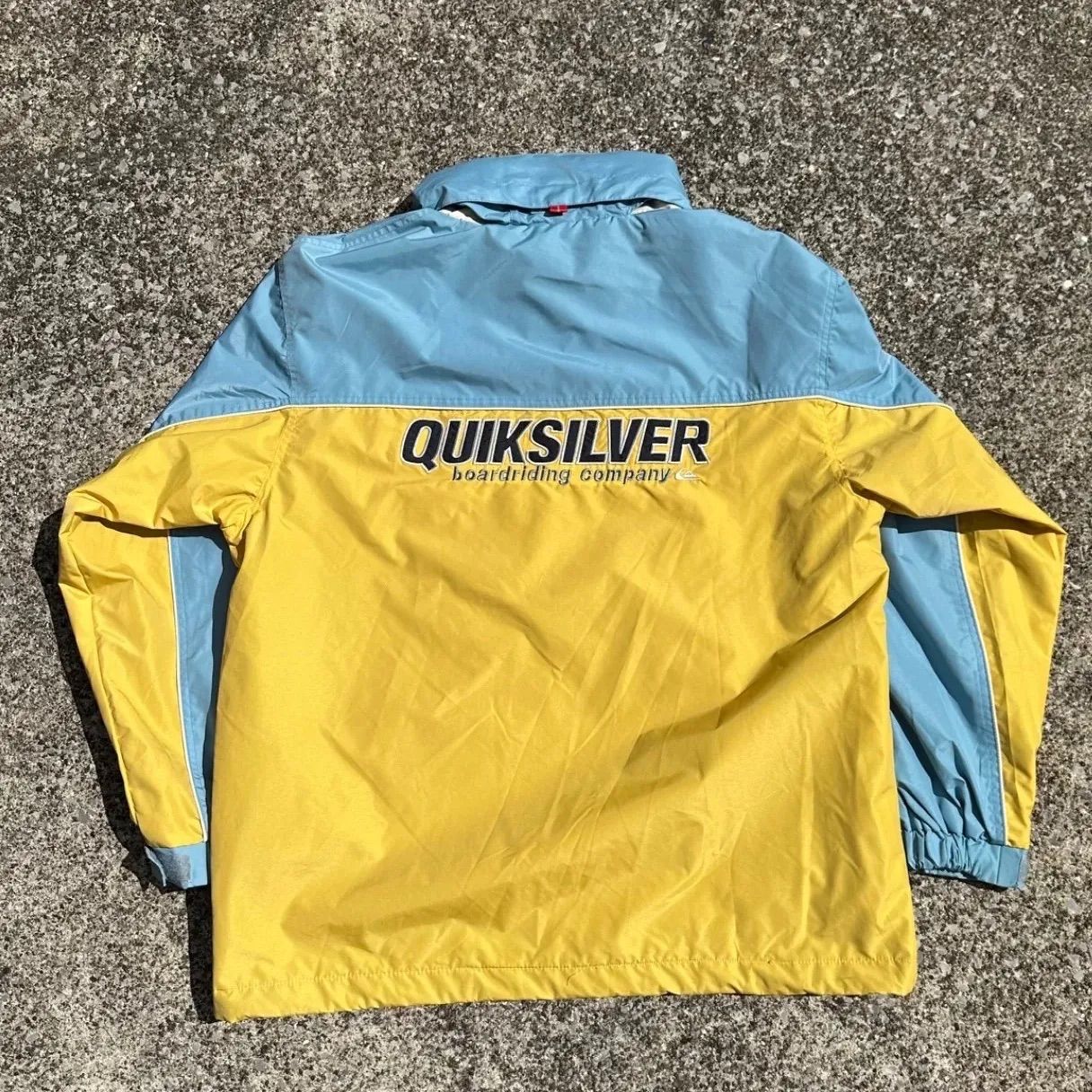 90s QUIKSILVER vintage nylon jacket old surf brand - メルカリ