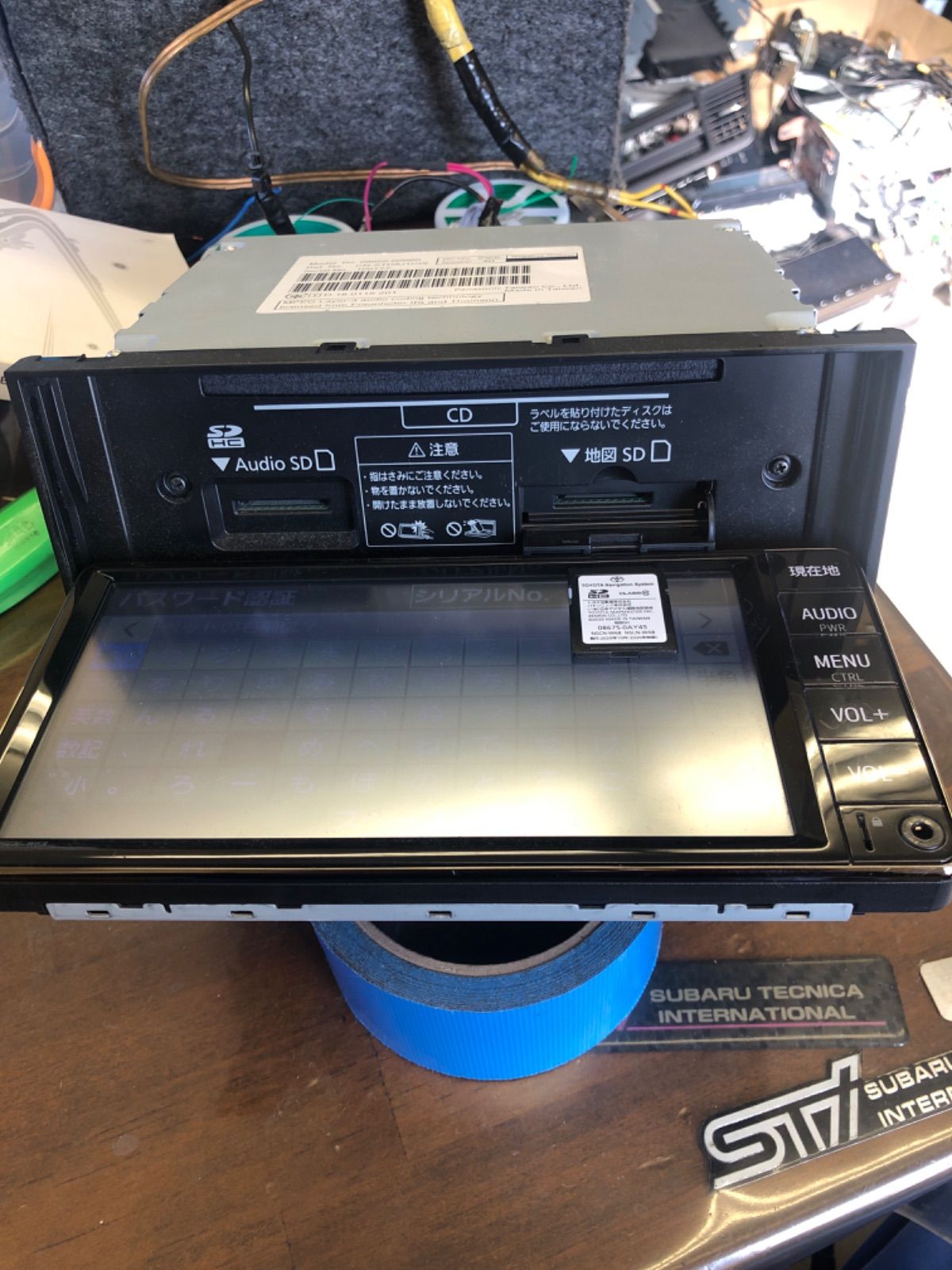 トヨタ純正カーナビ NSCN-W68 セキュリティロック解除済 NSCN