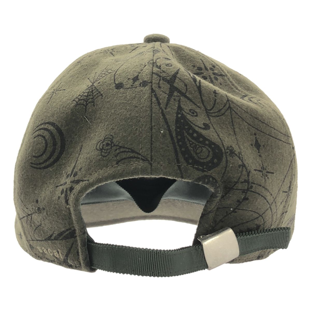 sacai × Dr.Woo wool bandana print cap 黒