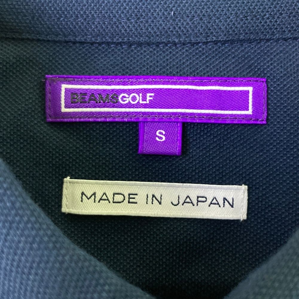 サイズ：S BEAMS GOLF ビームスゴルフ 長袖ポロシャツ ボタンダウン