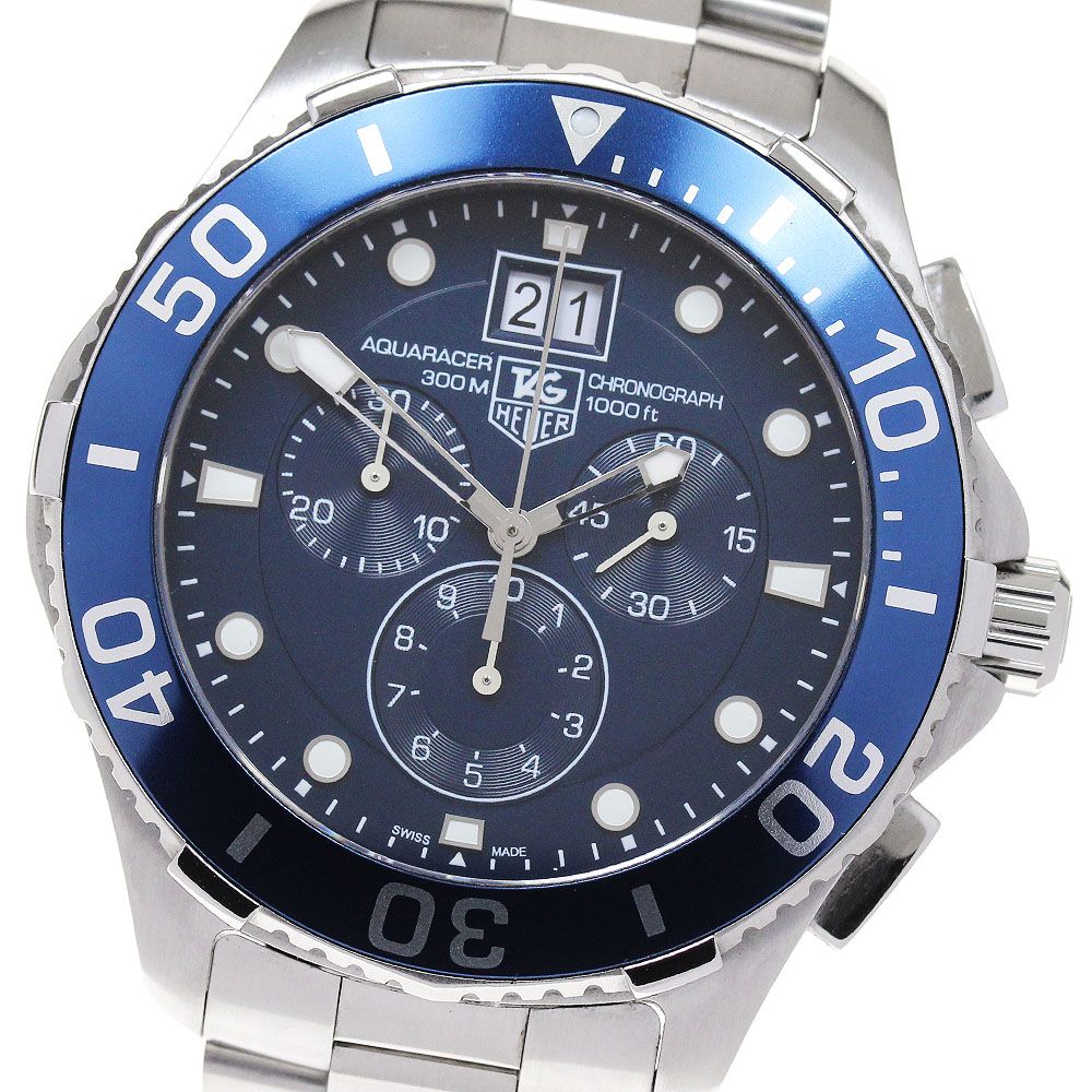 タグホイヤー TAG HEUER CAN1011 アクアレーサー ビッグデイト クロノグラフ クォーツ メンズ_867949