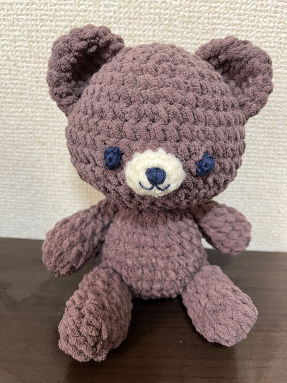 ほっこり＊可愛い* くまさんのあみぐるみ【試作品】