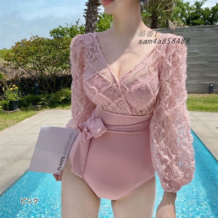 リボン ワンピース水着