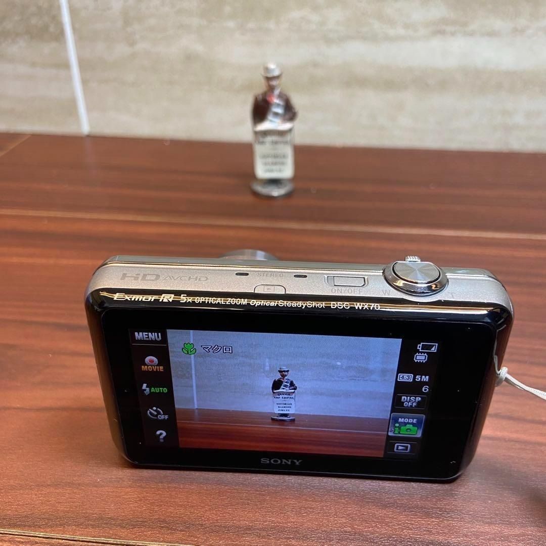 SONY Cyber-shot DSC-WX70 デジカメ ほぼ新品 3798 - メルカリ