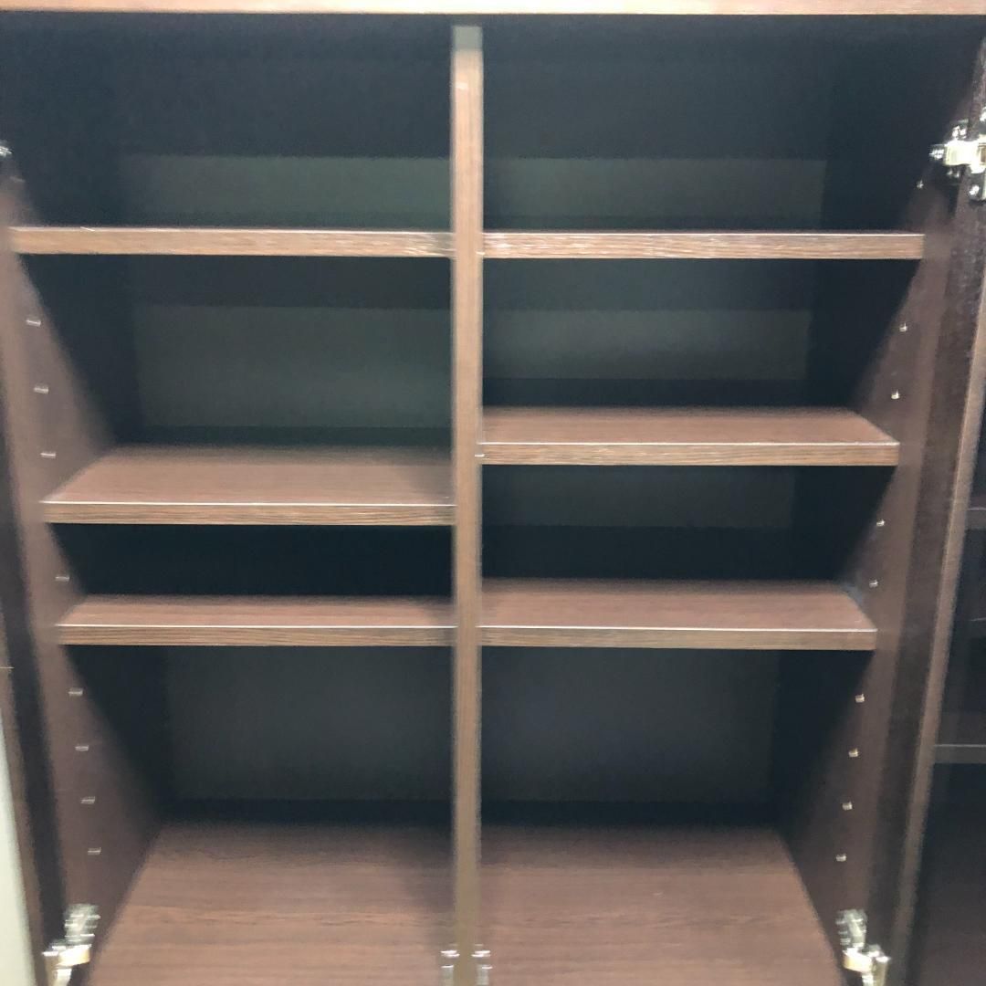 ダークブラウン 食器棚