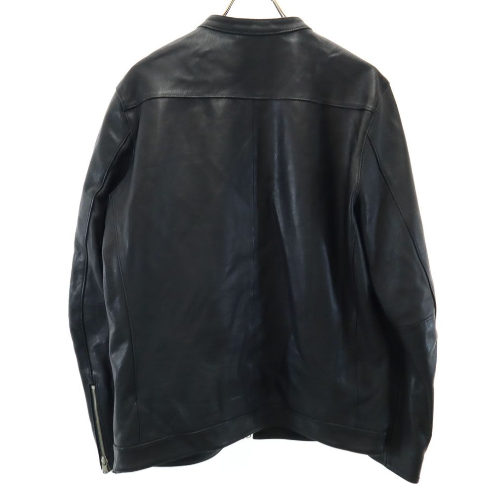 美品✨ FREAK'S STORE シングルライダース やぎ革 L ブラック フリークスストア 長袖 レザー シングルライダースジャケット XL