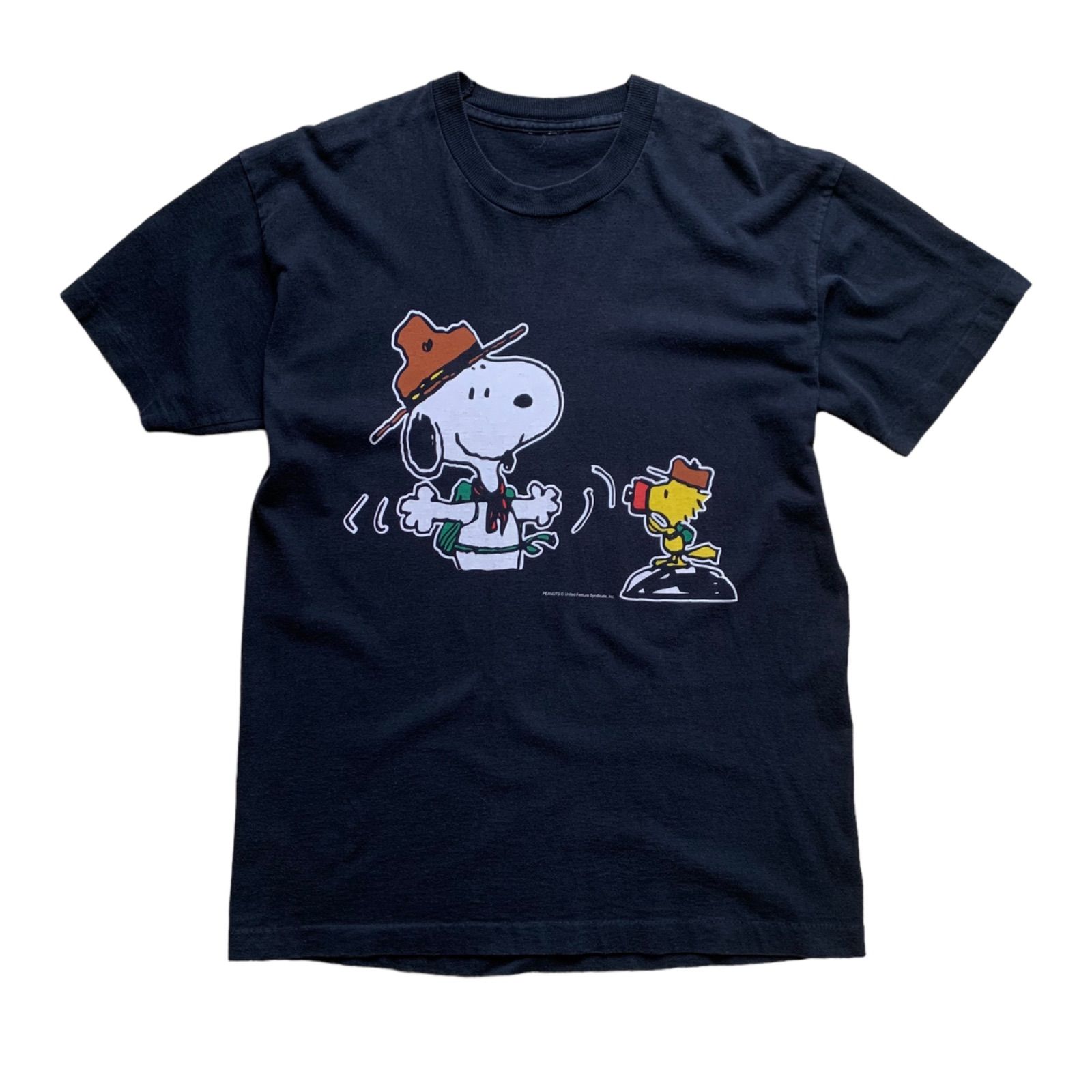 古着 90s USA製 Snoopy スヌーピー ウッドストック 登山