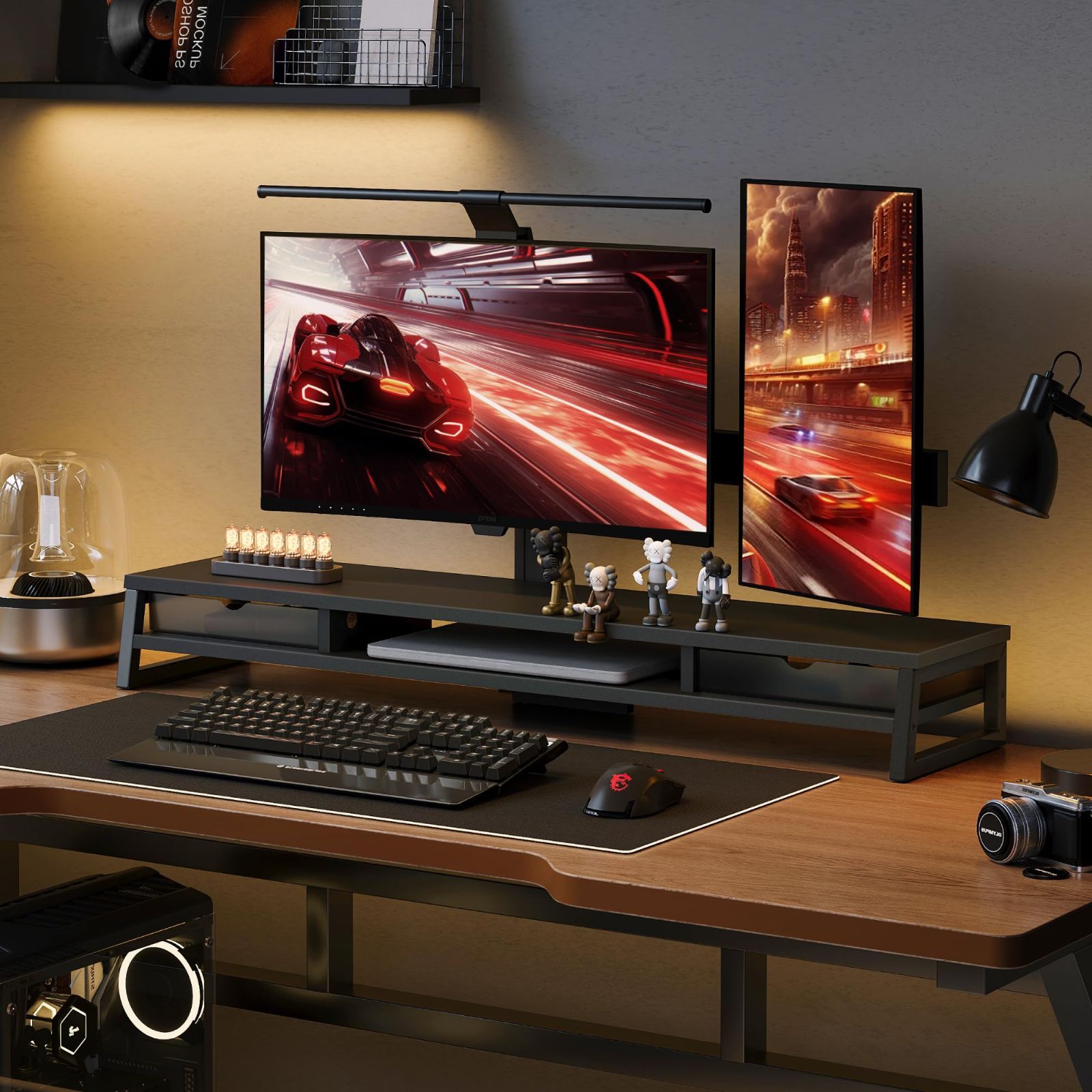 引き出し付き2段