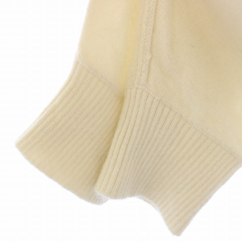 Theory セオリー ニット ウール カシミヤ シルク S ベージュ グレー セオリー Theory PURE CASHMERE HIGHNECK CONTURED SLV ニット