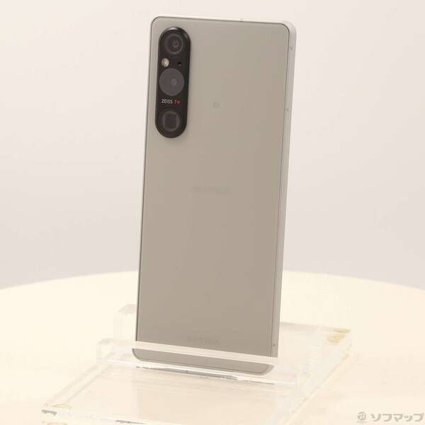 中古品〕 Xperia 1 V 512GB プラチナシルバー XQ-DQ44-S3JPCX0