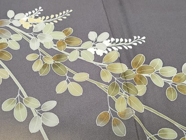 平和屋着物○訪問着 萩 暈し染め 金彩 正絹 逸品 未使用 CAAW3855vf